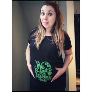 ✨We Got Lucky 🍀 Maternity Tee